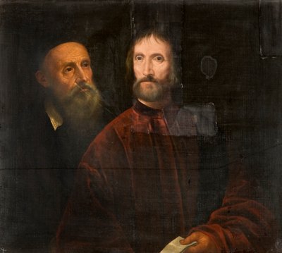 Titian and Andrea de Franceschi by Tiziano Vecelli